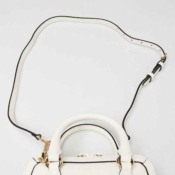 Gucci x Adidas White/Black Smooth Leather 1955 Horsebit Mini Bag - Picture 6 of 11